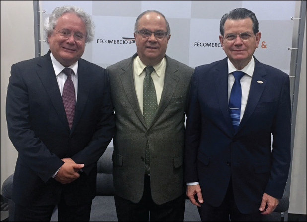 Paulo Delgado, José Carlos Larocca e Luiz Carlos Bohn