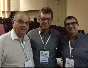 José Carlos Larocca, Laércio Oliveira e Edson Di Nardi