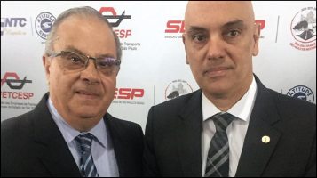 José Carlos Larocca e o ministro Alexandre de Moraes